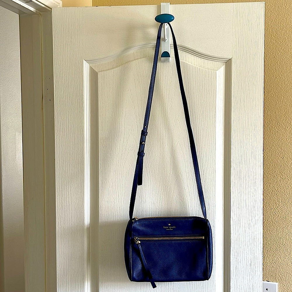 Kate Spade, small, deep indigo, handbag